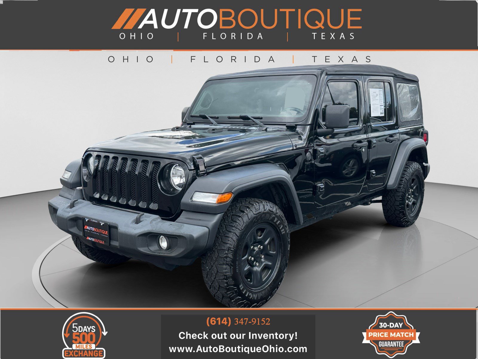 Used 2022 Jeep Wrangler Unlimited Sport AWD/4WD image 1
