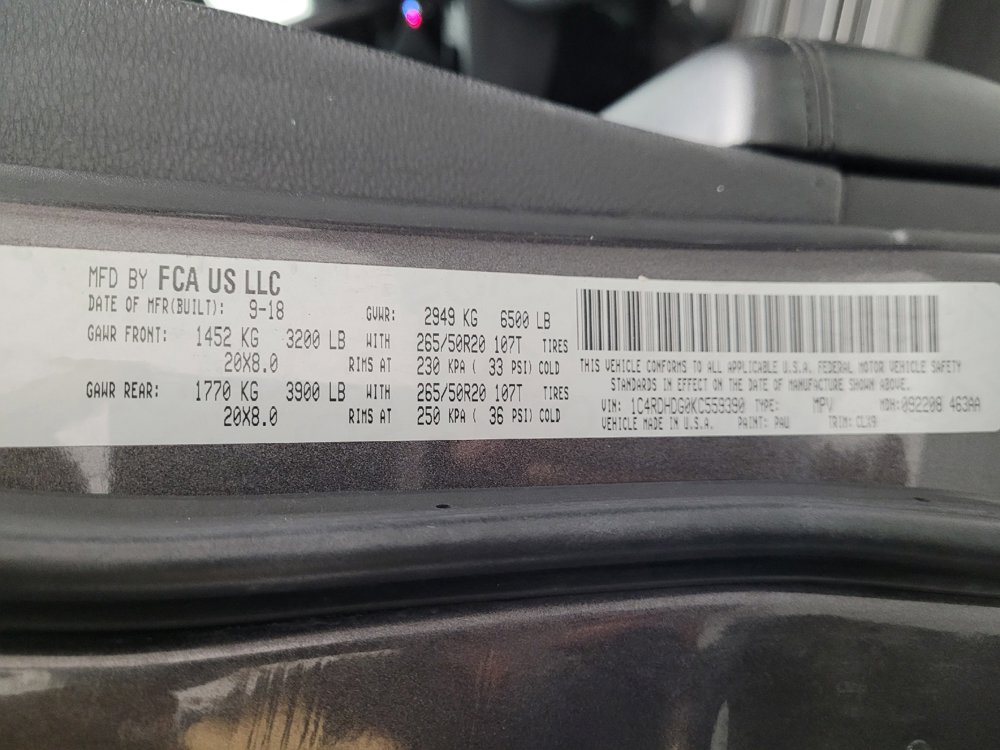 Used 2019 Dodge Durango GT w/ Blacktop Package RWD image 33