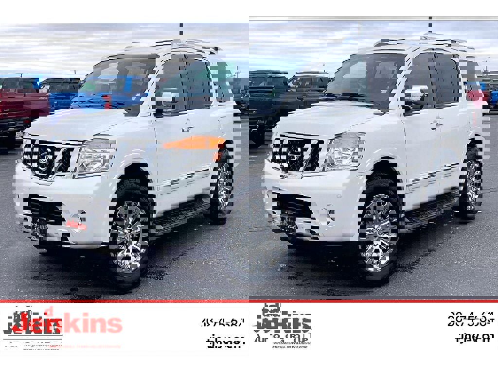 Used 2015 Nissan Armada Platinum w/ 2nd Row Captain Seat Package image 1