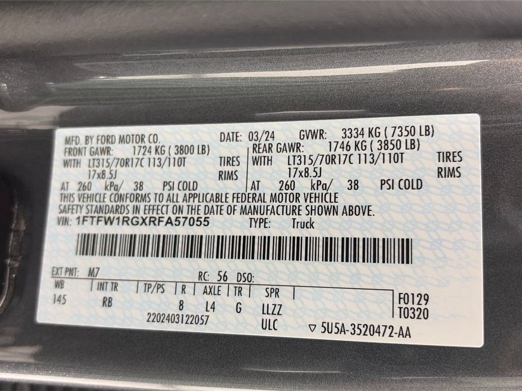Used 2024 Ford F150 Raptor AWD/4WD image 9