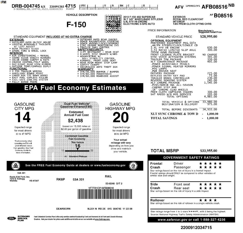 Used 2010 Ford F150 2WD SuperCab image 38