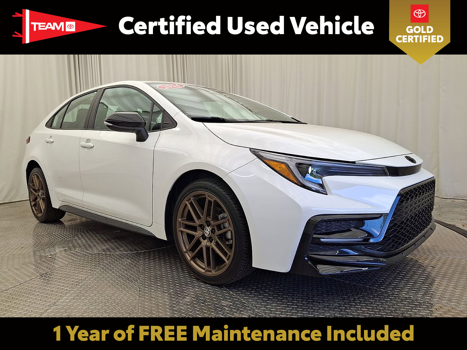 Certified 2024 Toyota Corolla Sedan w/ SE Convenience Package FWD image 1