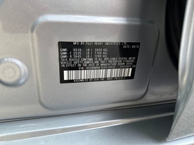 Used 2016 Subaru Legacy 2.5i Limited AWD/4WD image 31