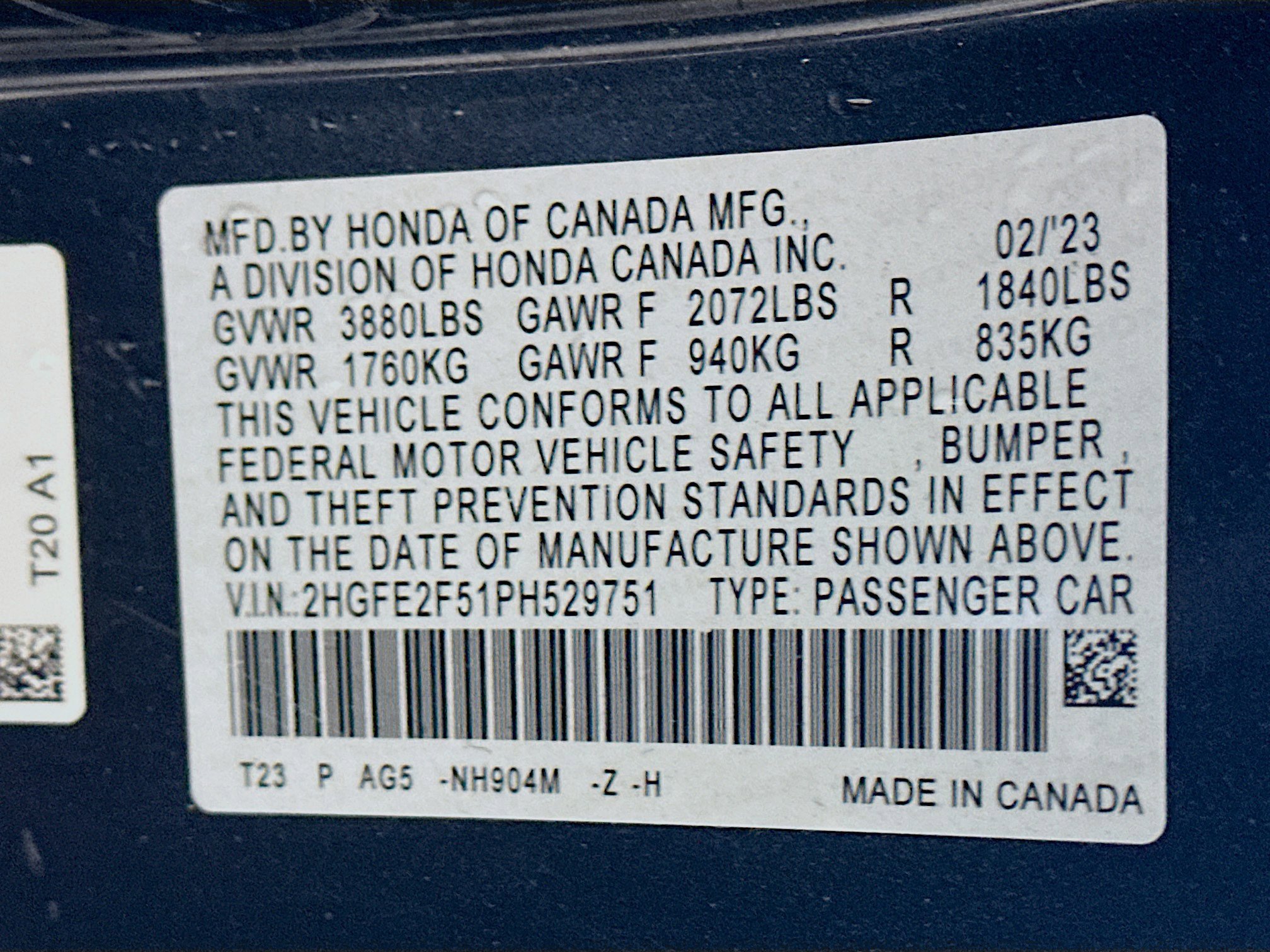 Used 2023 Honda Civic Sport image 12