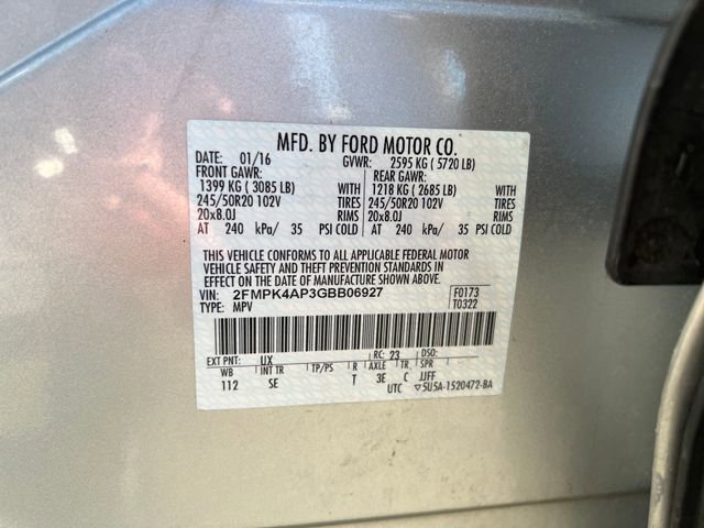 Used 2016 Ford Edge Sport w/ Technology Package image 19