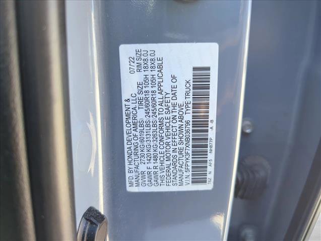 Used 2022 Honda Ridgeline RTL-E image 25