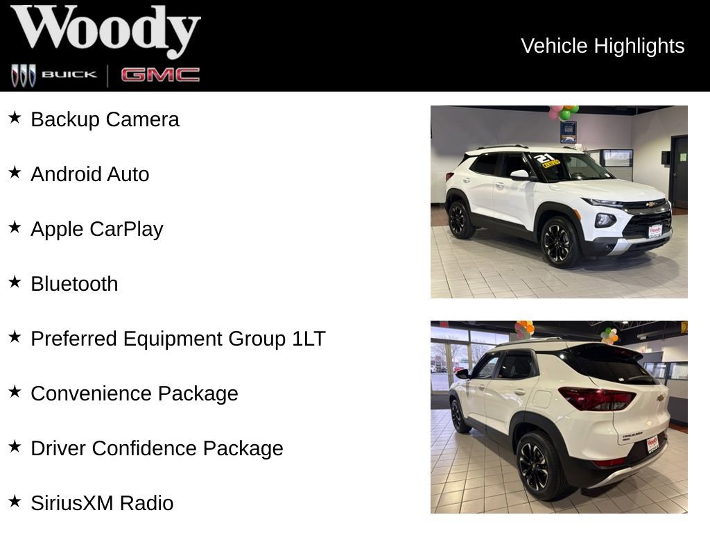 Certified 2021 Chevrolet TrailBlazer LT w/ Convenience Package image 3