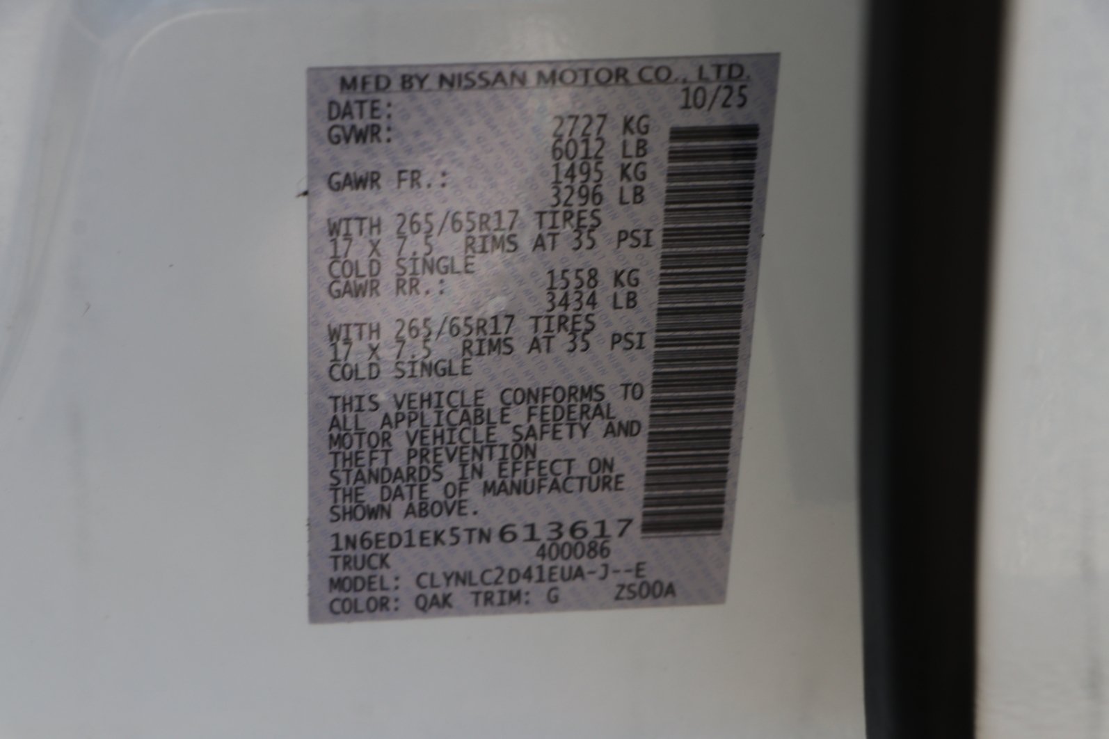 Used 2026 Nissan Frontier SV w/ SV Convenience Package AWD/4WD image 36