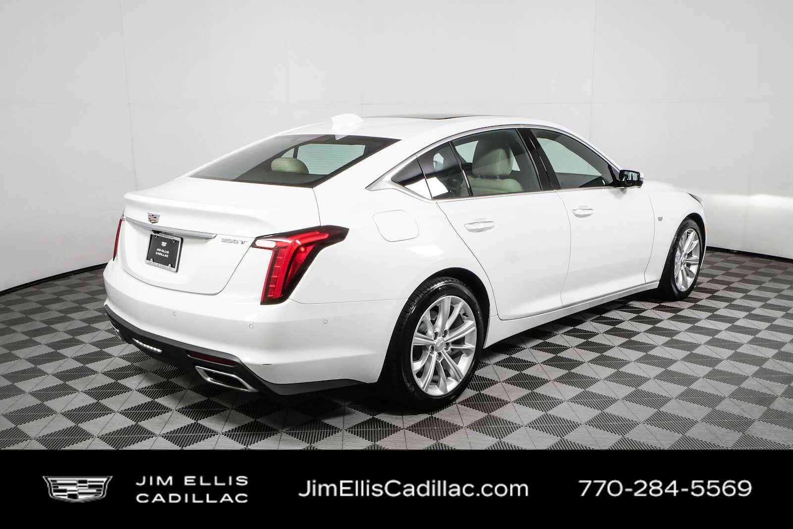 Certified 2025 Cadillac CT5 Premium Luxury w/ Sun And Sound Package RWD image 3