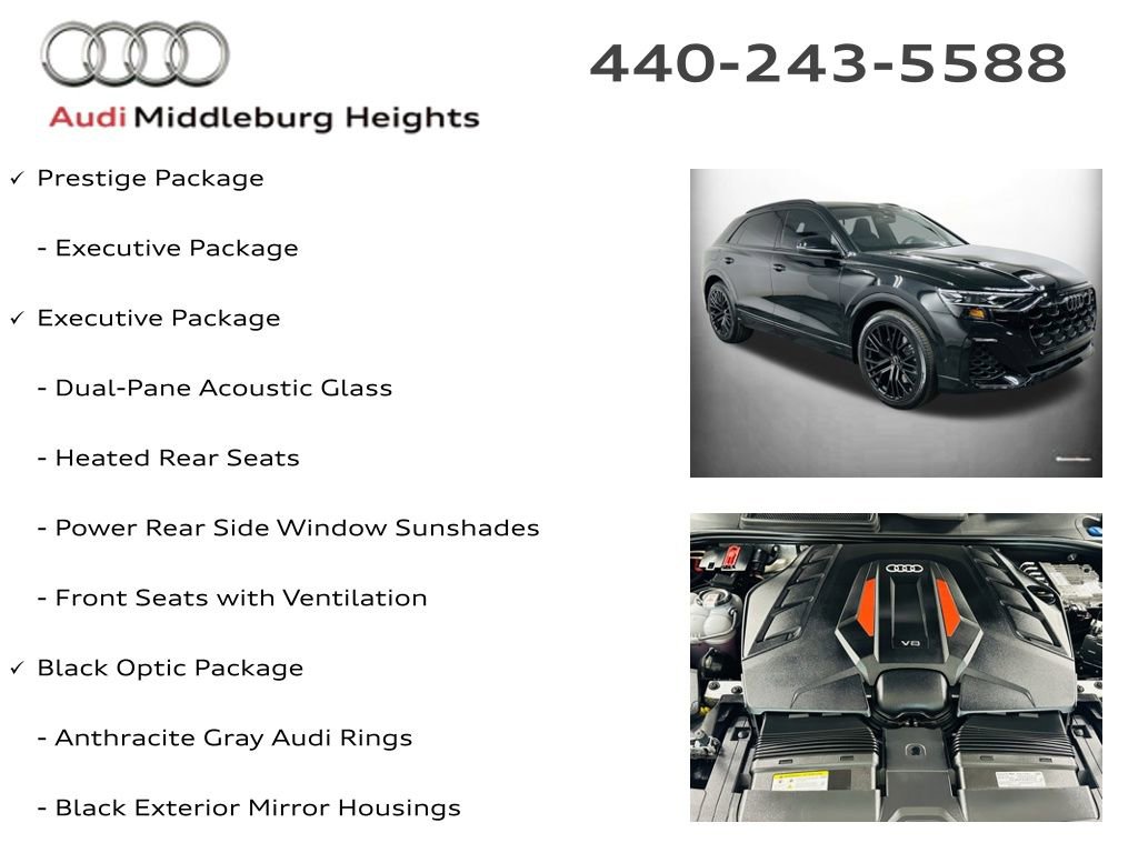 Certified 2025 Audi SQ8 Prestige image 10