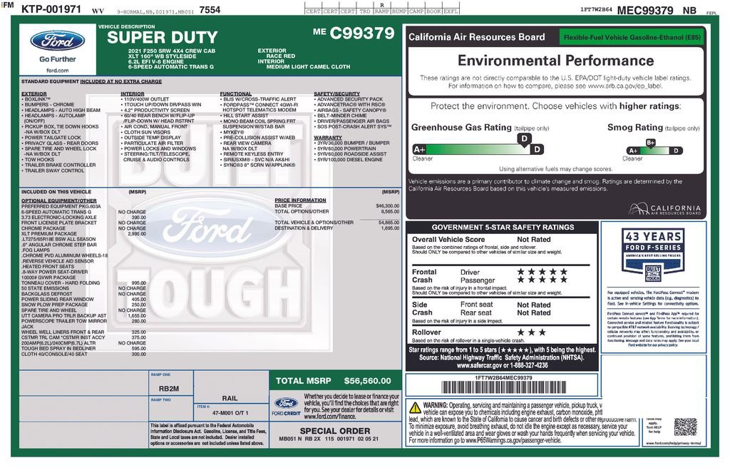 Used 2021 Ford F250 XLT w/ XLT Premium Package