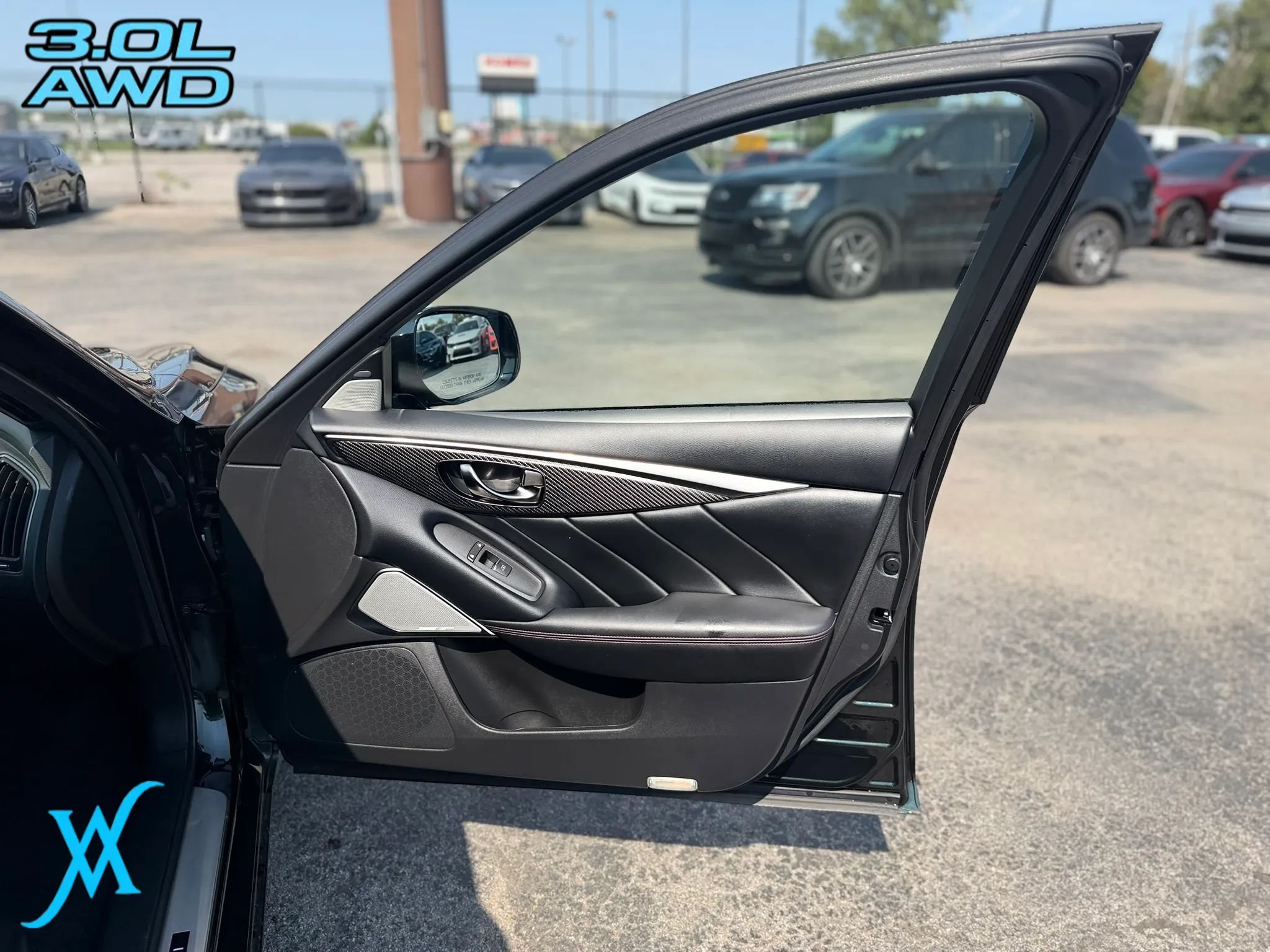 Used 2023 INFINITI Q50 Red Sport 400 w/ Black Opal Edition AWD/4WD image 21