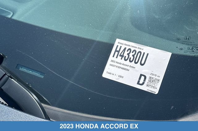 Certified 2023 Honda Accord EX image 4