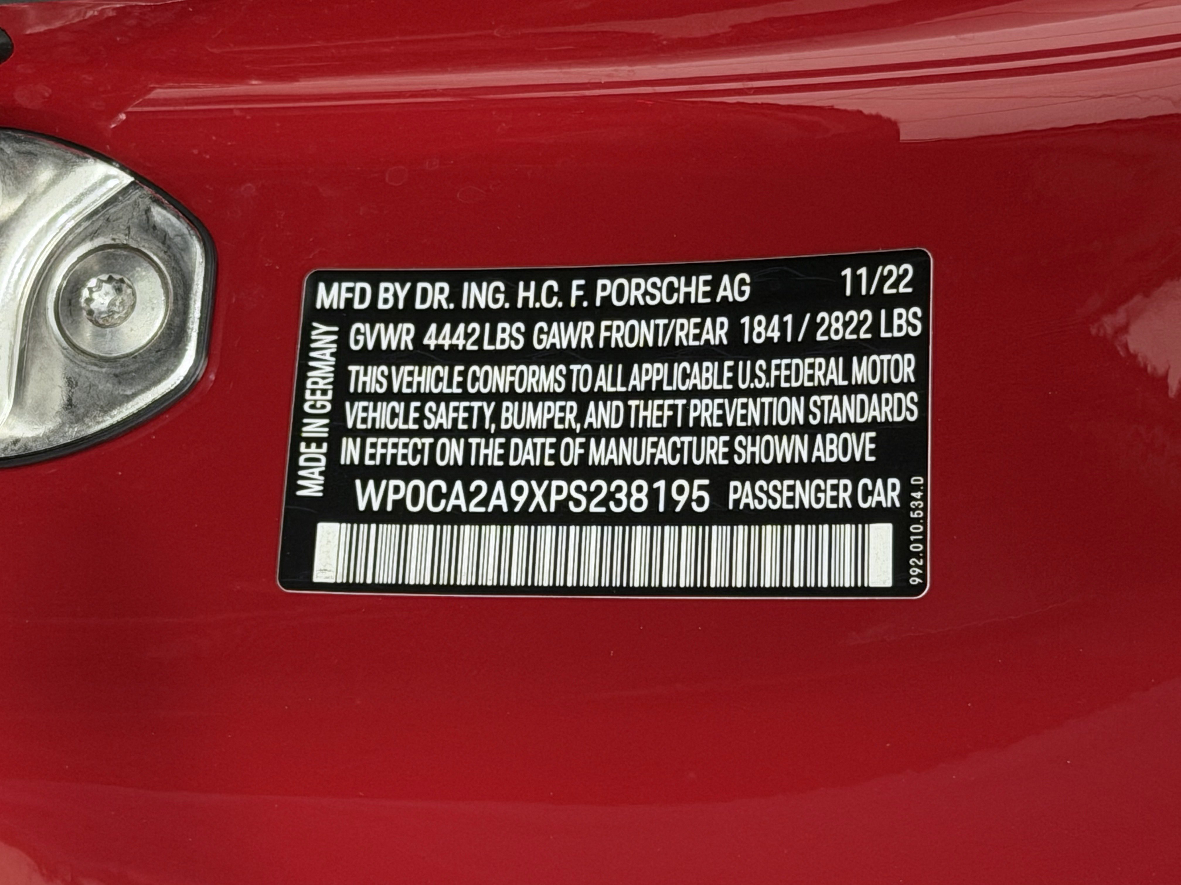 Certified 2023 Porsche 911 Carrera RWD image 63