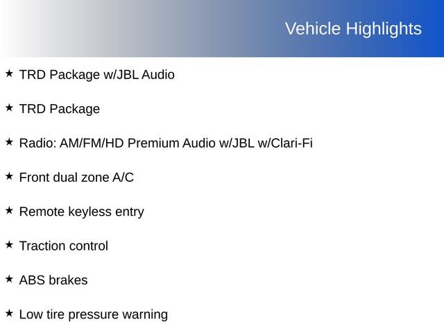 Used 2022 Toyota Camry TRD w/ TRD Package w/JBL Audio FWD image 4