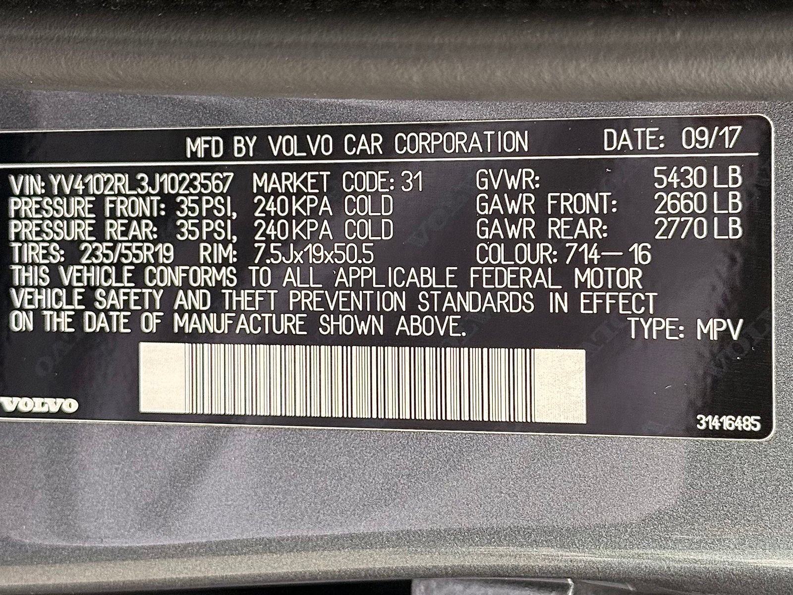 Used 2018 Volvo XC60 T5 Inscription w/ Convenience Package AWD/4WD image 40