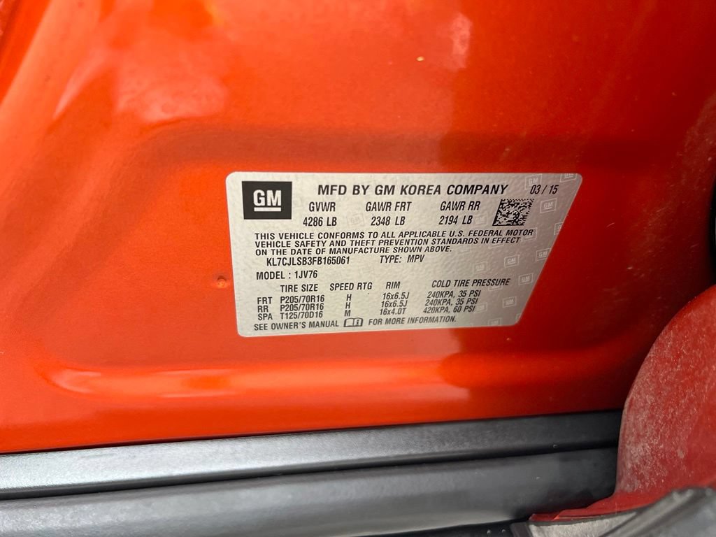 Used 2015 Chevrolet Trax LT FWD image 15