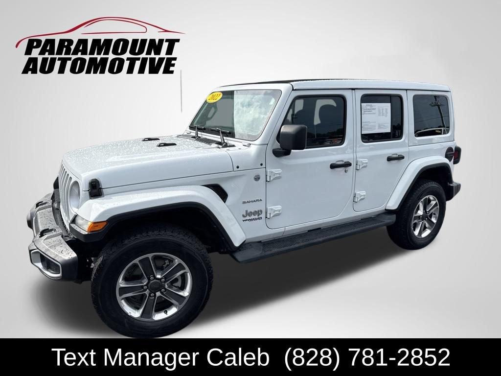 Used 2022 Jeep Wrangler Unlimited Sahara w/ Cold Weather Group AWD/4WD image 1