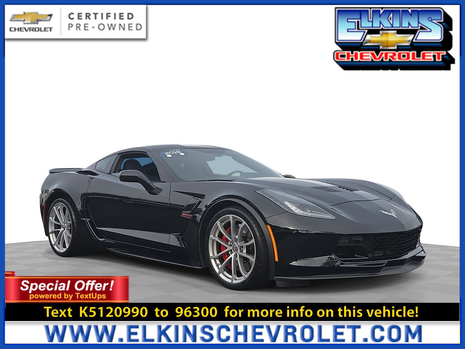 Certified 2019 Chevrolet Corvette Grand Sport