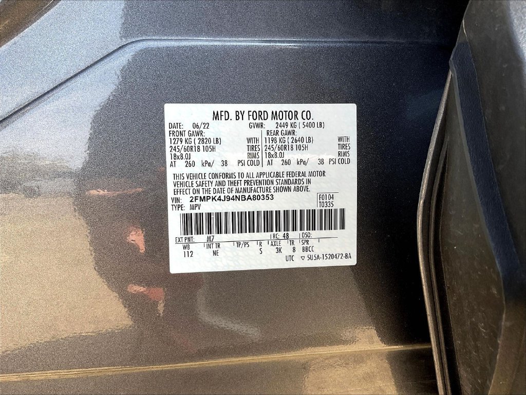 Used 2022 Ford Edge SEL w/ Sport Appearance Package AWD/4WD image 19