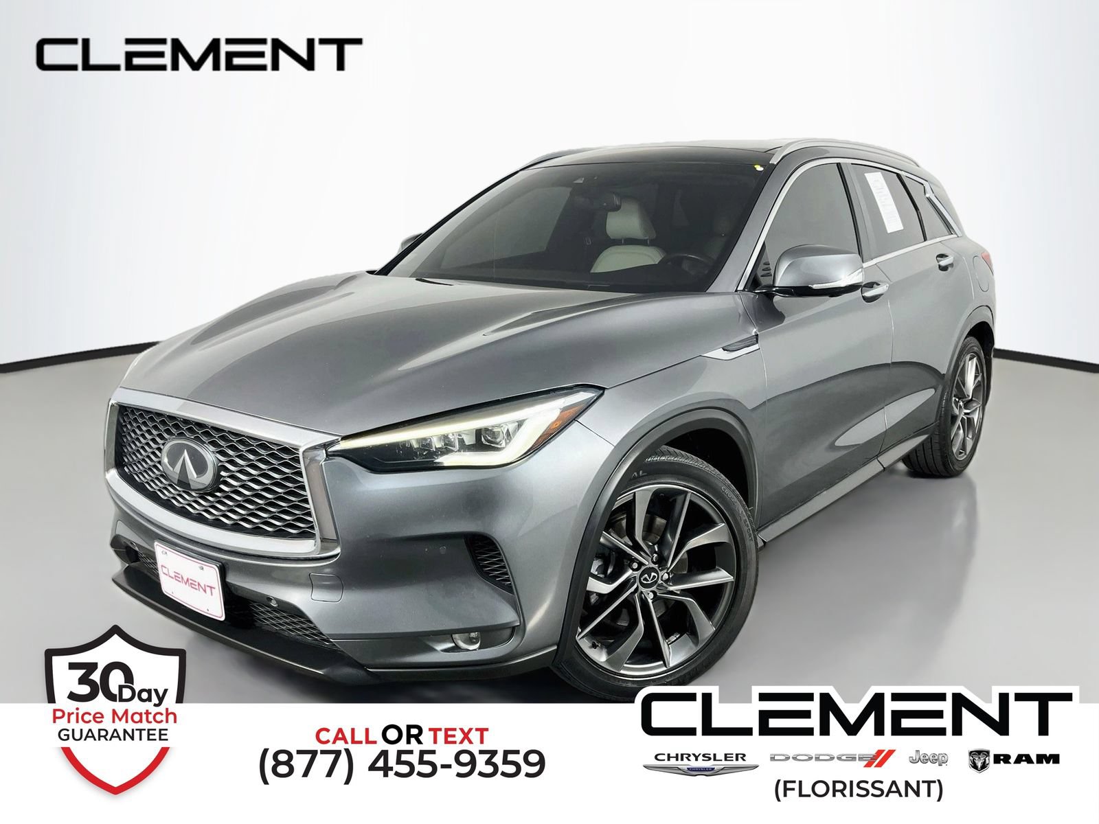 Used 2021 INFINITI QX50 Autograph w/ Premium White Leather Package AWD/4WD image 1