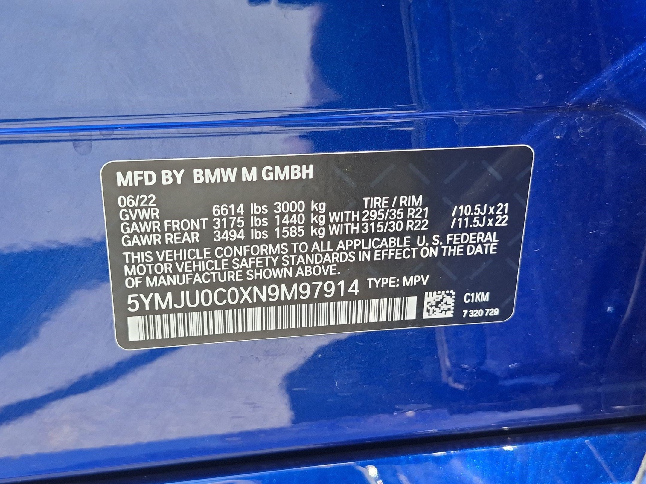 Used 2022 BMW X5 M w/ Competition Package 2 AWD/4WD image 35