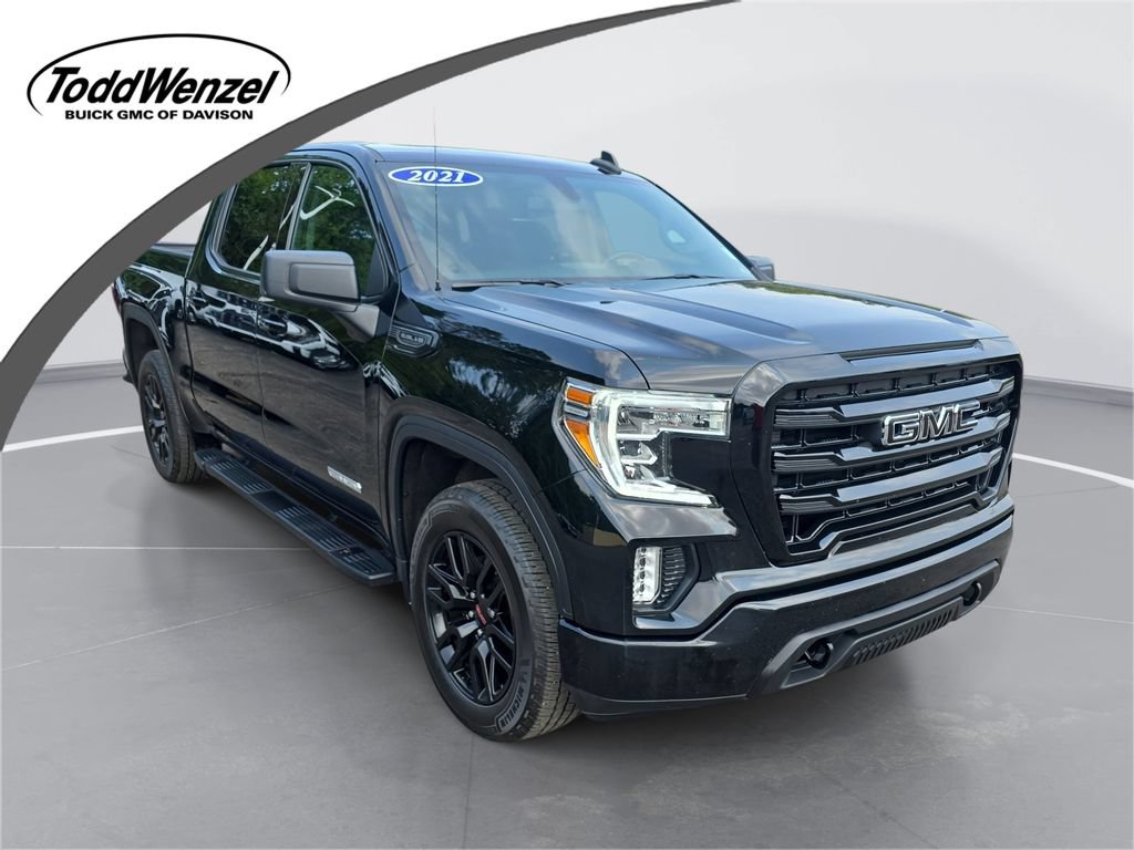 Certified 2021 GMC Sierra 1500 Elevation w/ LPO, Elevation Black Package AWD/4WD image 1