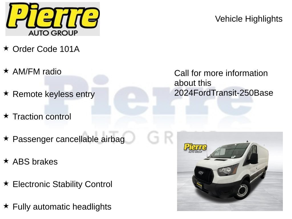 Used 2024 Ford Transit 250 Low Roof RWD image 7