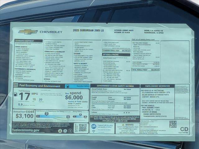 New 2025 Chevrolet Suburban LS w/ LPO, Dark Essentials Package image 18