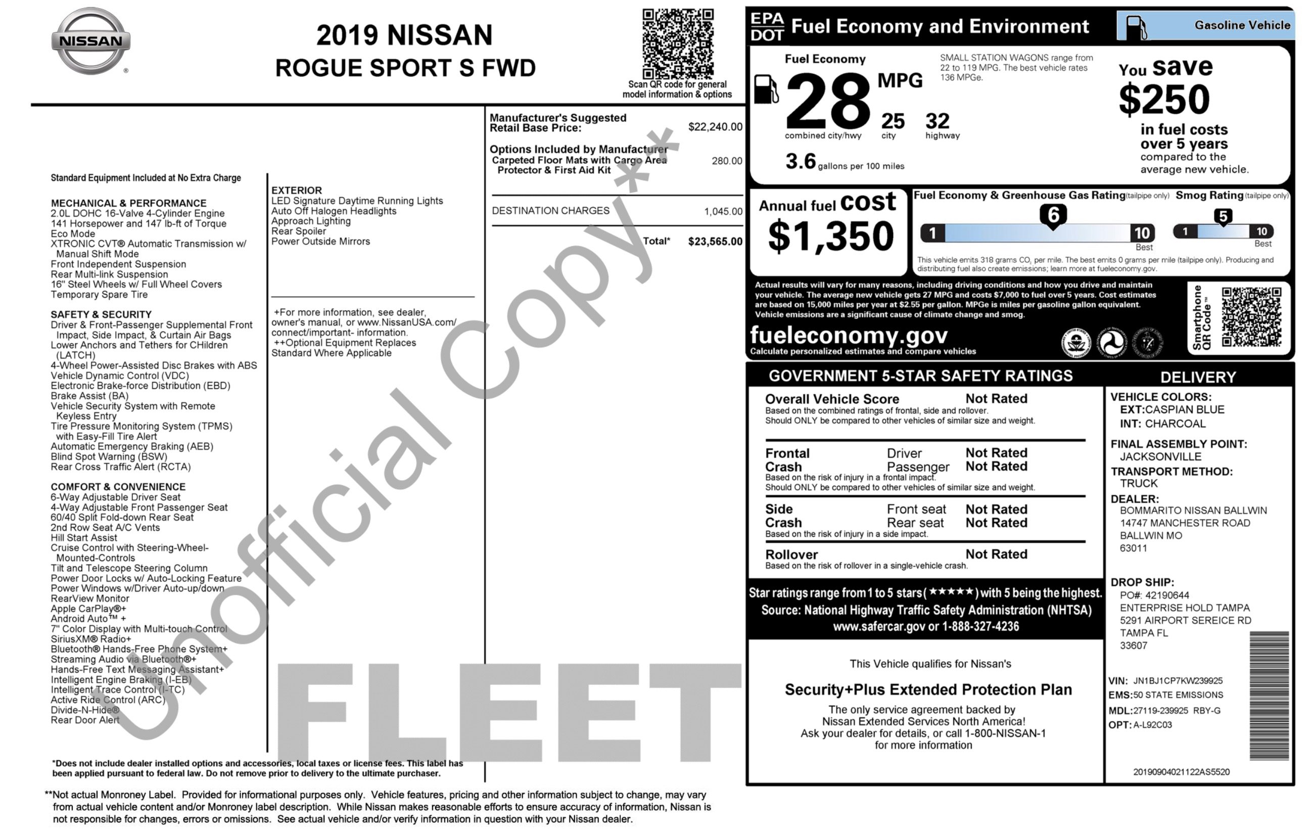 Used 2019 Nissan Rogue Sport S image 2