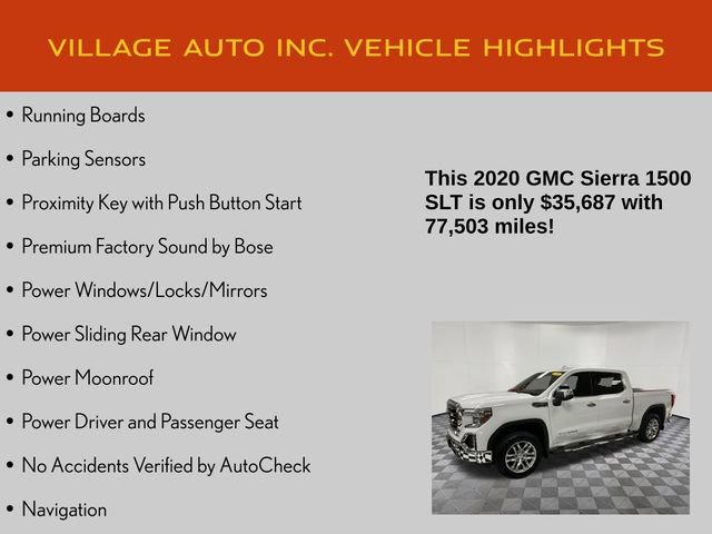 Used 2020 GMC Sierra 1500 SLT w/ SLT Premium Plus Package AWD/4WD image 14