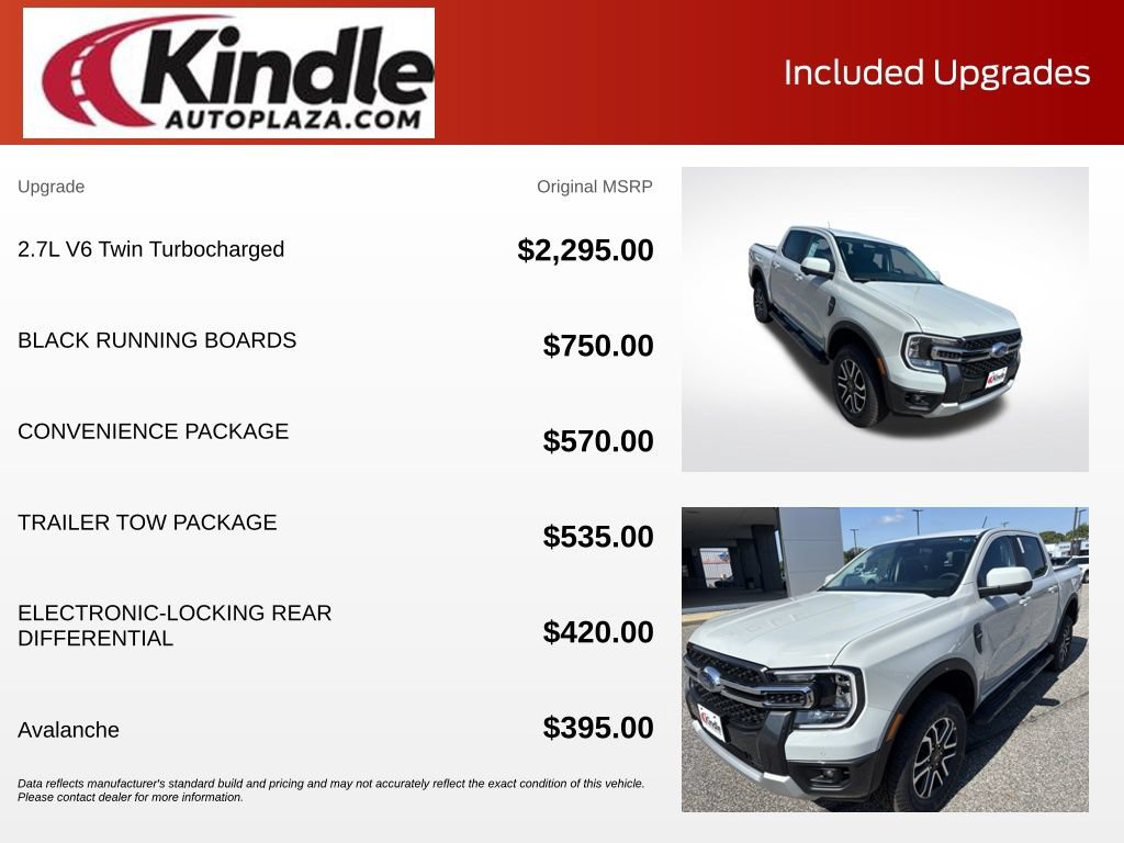 New 2026 Ford Ranger Lariat w/ Convenience Package AWD/4WD image 5