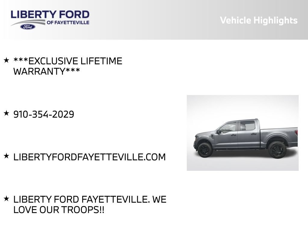Used 2024 Ford F150 STX w/ Equipment Group 201A FX4 AWD/4WD image 5