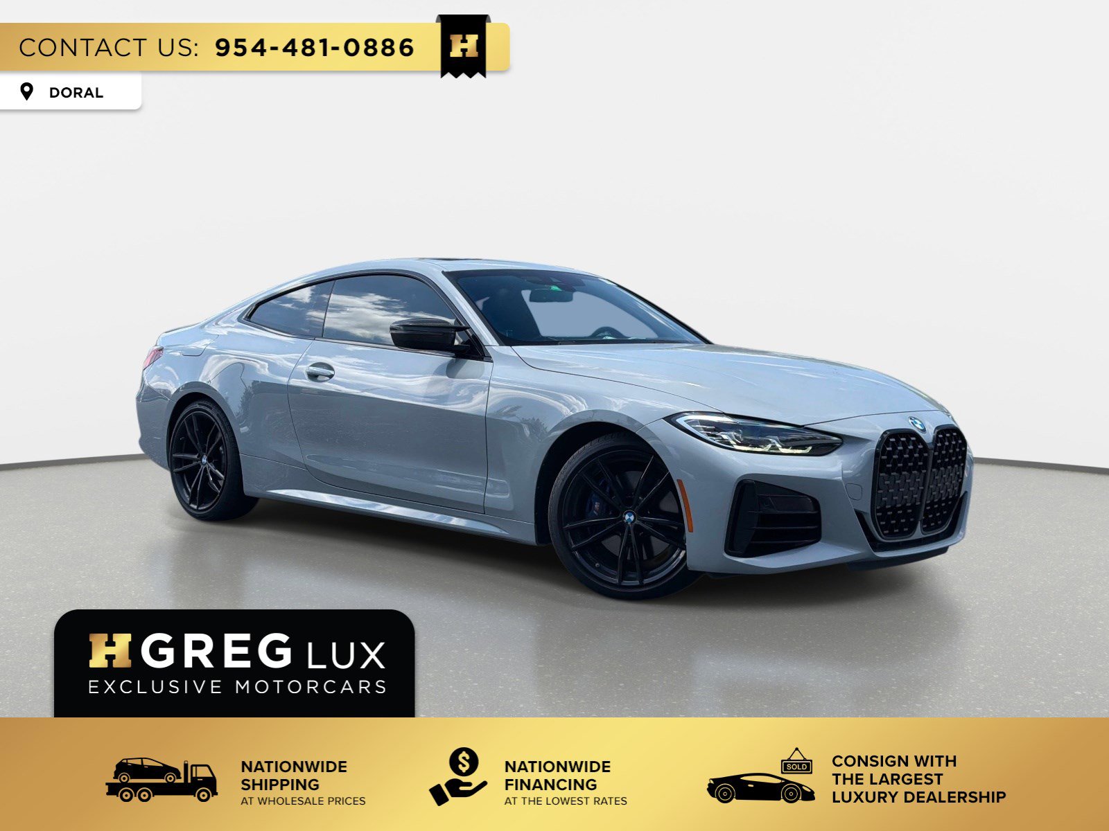 Used 2024 BMW M440i Coupe w/ Premium Package RWD image 1