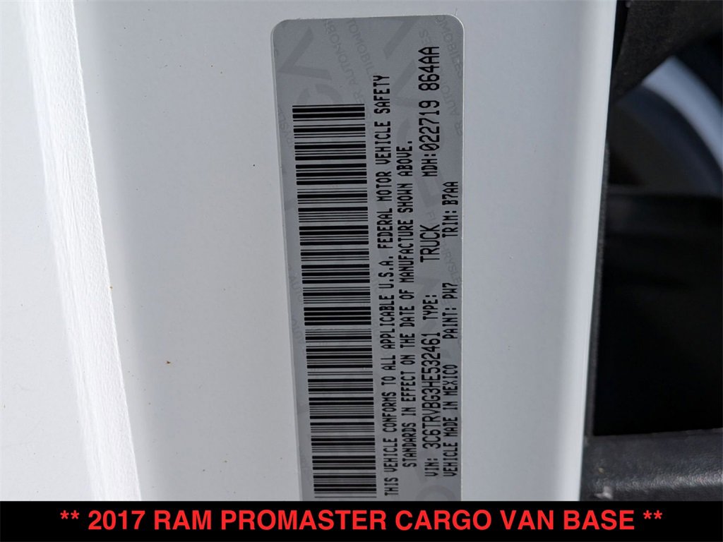 Used 2017 RAM ProMaster 1500 w/ Interior Convenience Group image 30