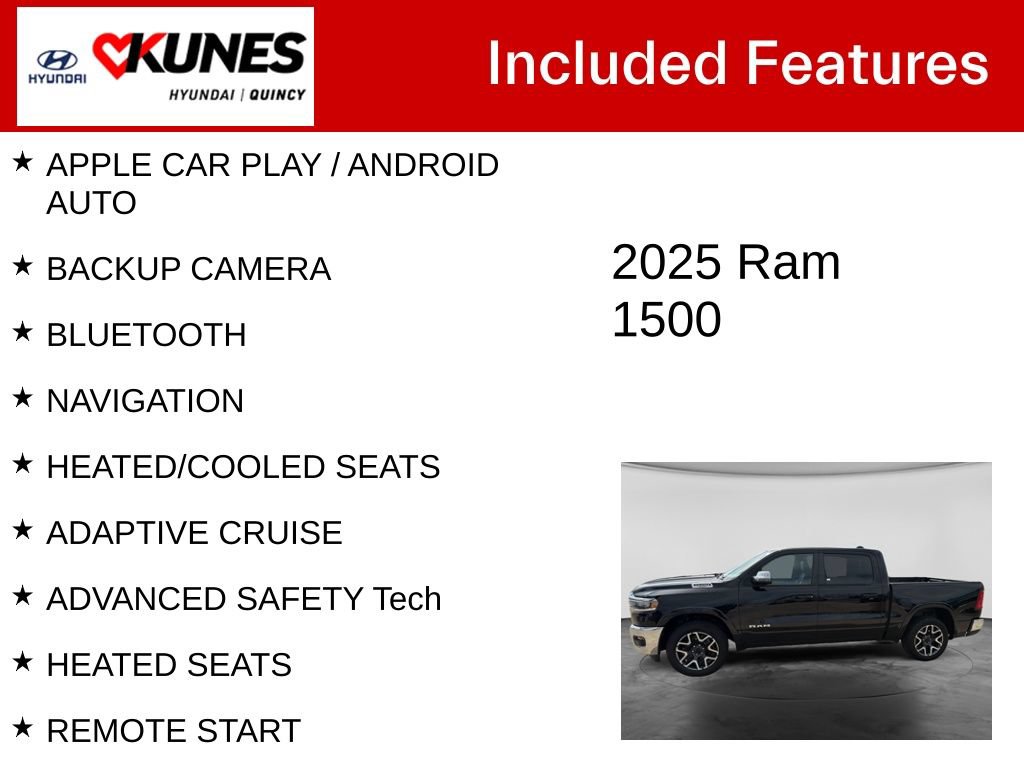 Used 2025 RAM 1500 Laramie AWD/4WD image 2