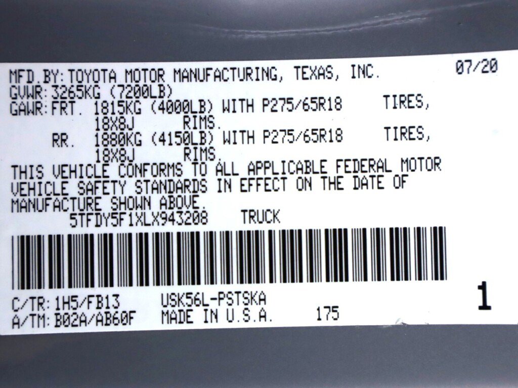 Used 2020 Toyota Tundra SR5 w/ TRD Off-Road Package image 47