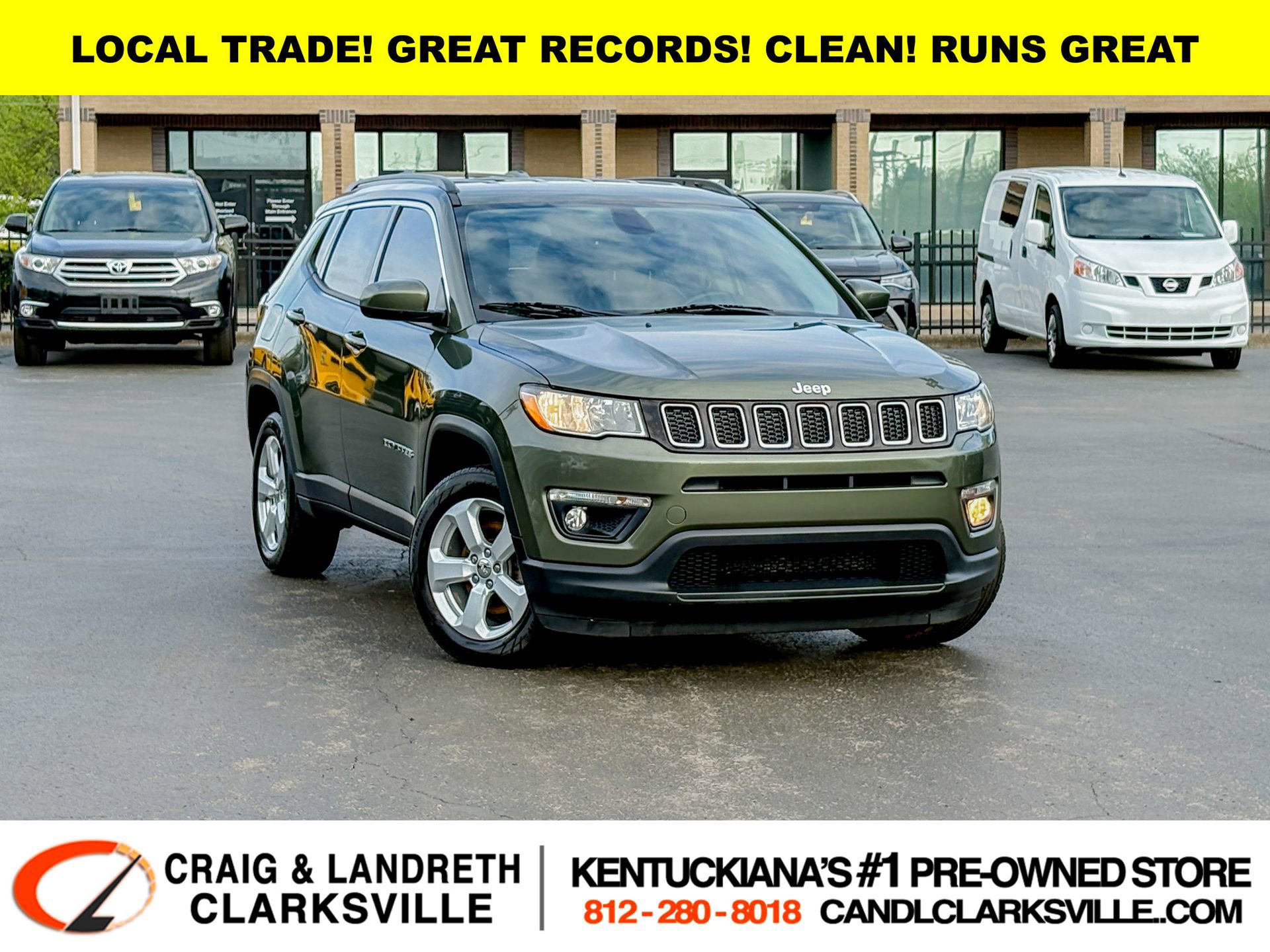 Used 2018 Jeep Compass Latitude w/ Popular Equipment Group FWD image 1