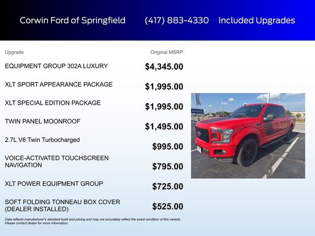 Used 2019 Ford F150 XLT w/ Equipment Group 302A Luxury AWD/4WD image 5
