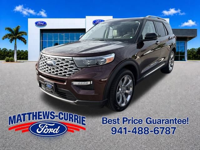 Certified 2020 Ford Explorer Platinum w/ Premium Technology Package AWD/4WD image 7