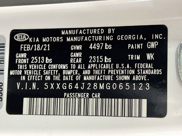 Certified 2021 Kia K5 GT-Line AWD/4WD image 32
