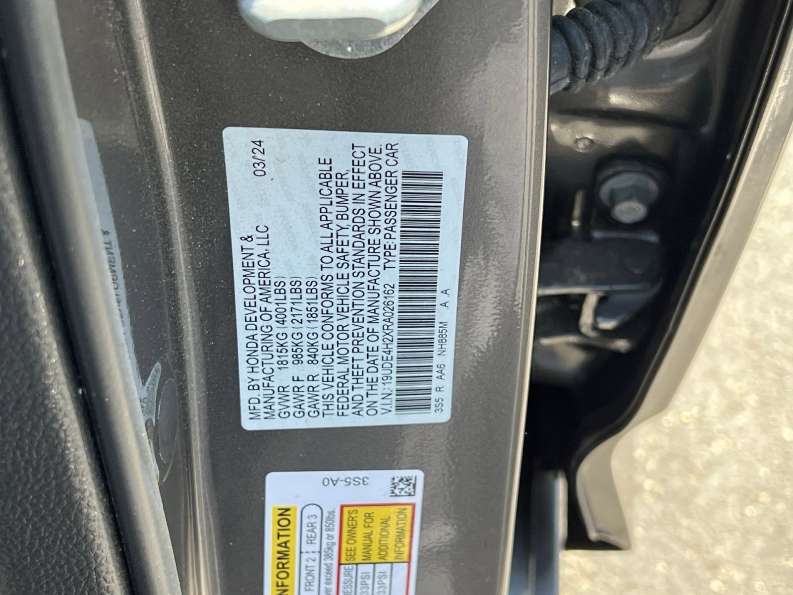 Certified 2024 Acura Integra FWD image 32