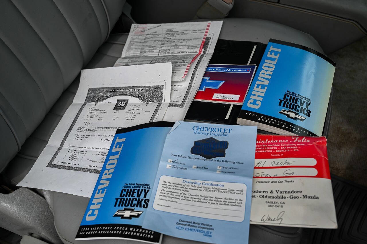 Used 1994 Chevrolet Blazer 4WD image 80