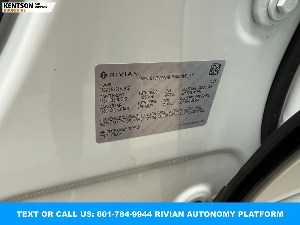 Used 2025 Rivian R1T Adventure image 38