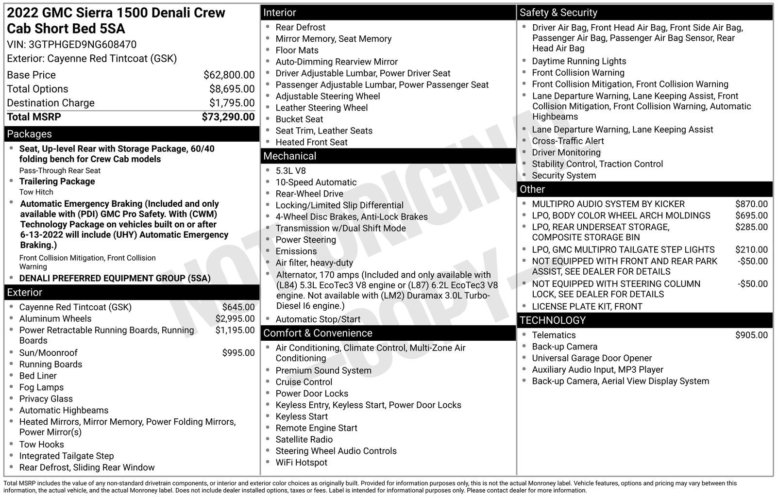 Used 2022 GMC Sierra 1500 Denali image 34