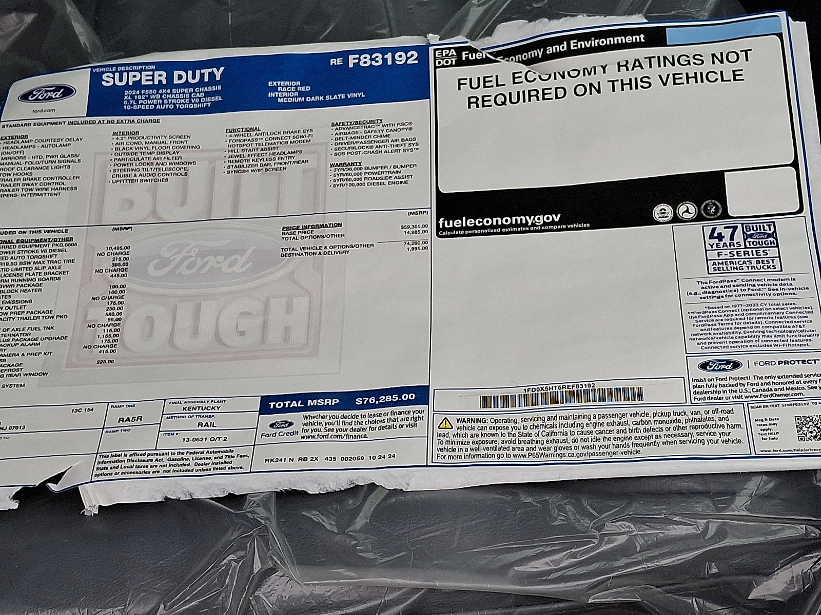 New 2024 Ford F550 4x4 SuperCab Super Duty image 21