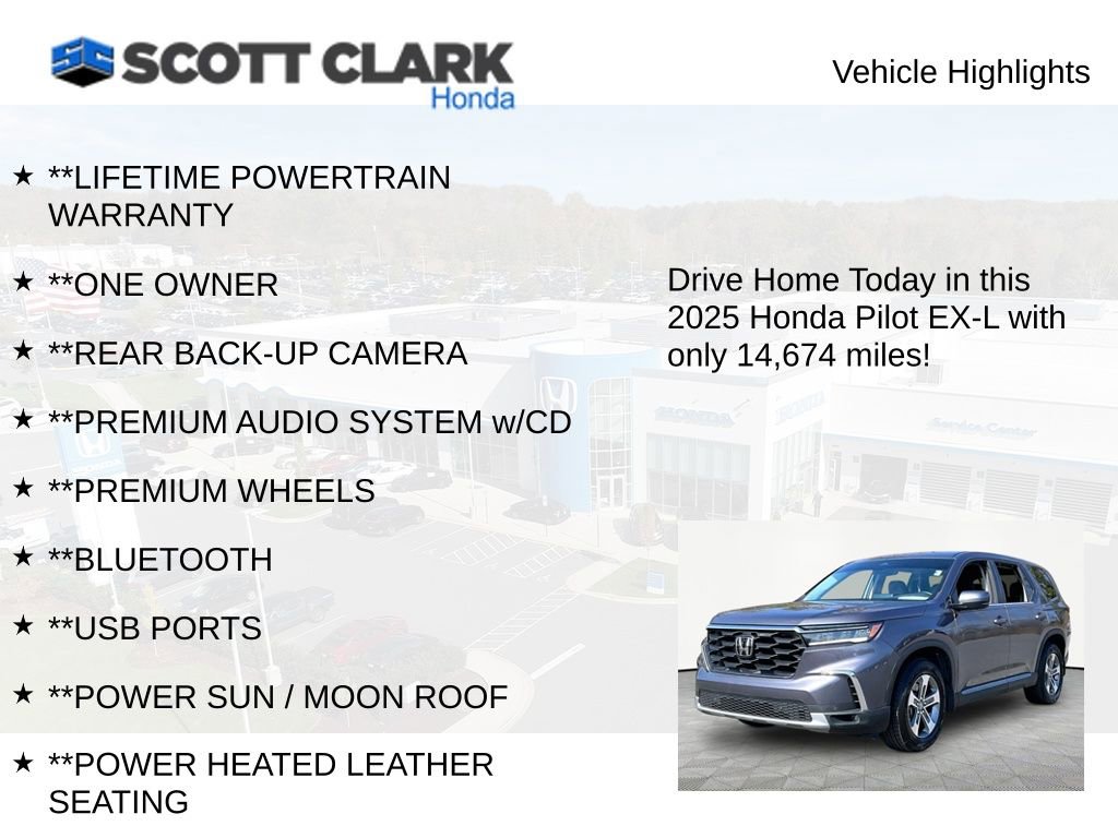 Used 2025 Honda Pilot EX-L image 11