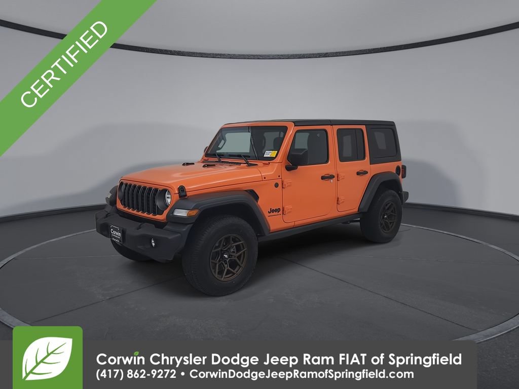 Certified 2025 Jeep Wrangler Unlimited Sport AWD/4WD image 12