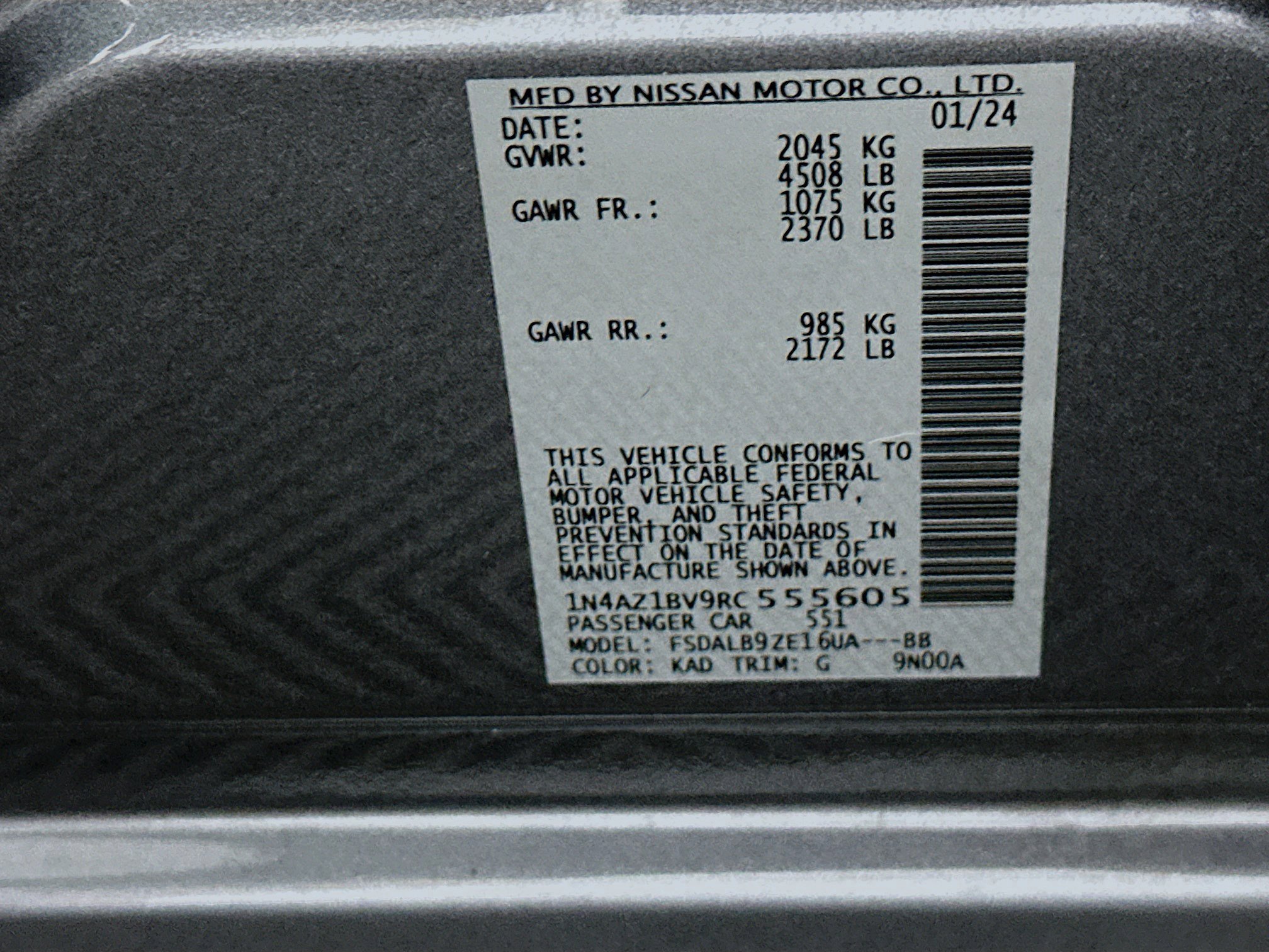 Used 2024 Nissan Leaf S FWD image 12
