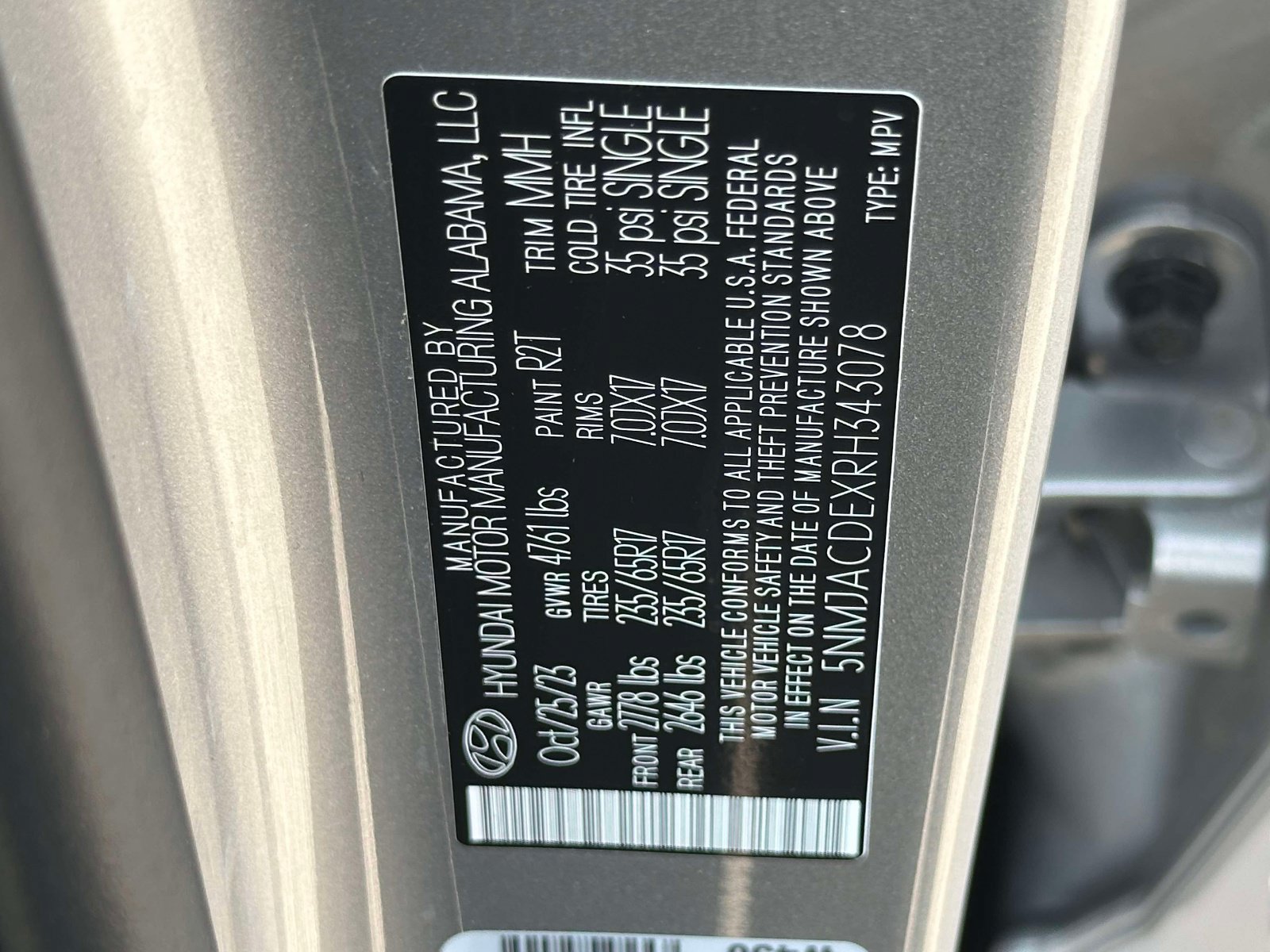 Used 2024 Hyundai Tucson SE AWD/4WD image 24